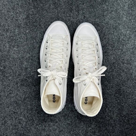 Converse Chuck Taylor All Star Lugged 2.0 Platform Shoes Women's Size 10.5 White - Picture 9 of 13